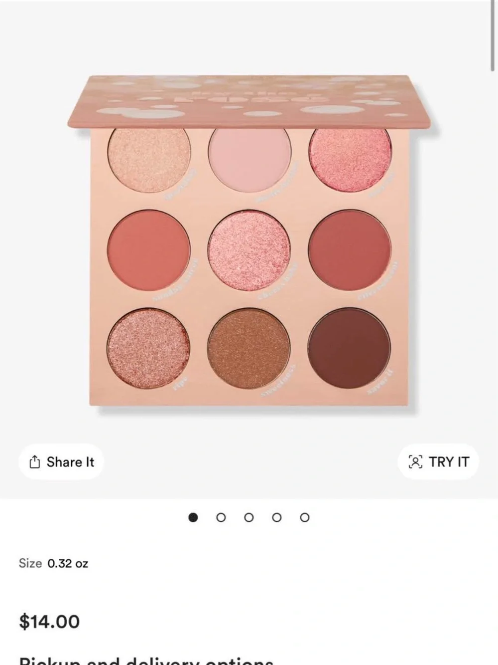 Colourpop nine versatile